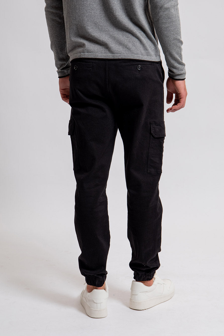 Pantalon cargo noir | Elora