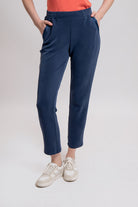 Pantalon ultra doux en modal bleu | Elora