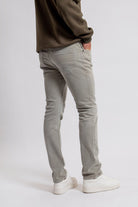 Pantalon coupe droite kaki clair | Elora