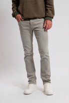 Pantalon coupe droite kaki clair | Elora