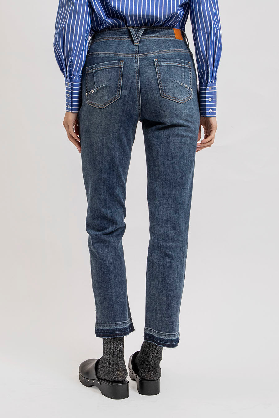 Jean bootcut bleu | Elora