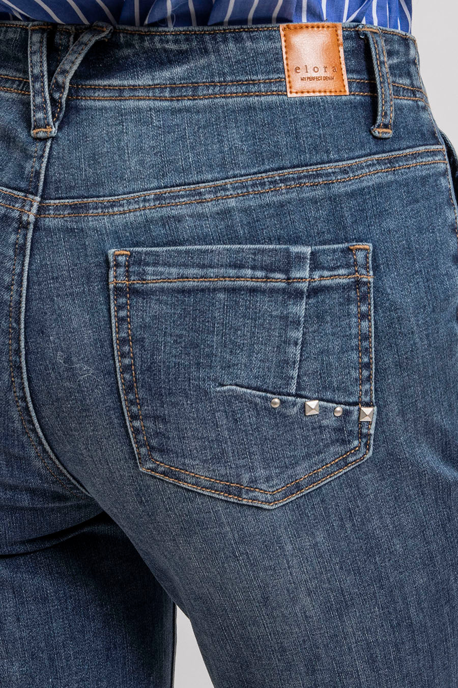 Jean bootcut bleu | Elora