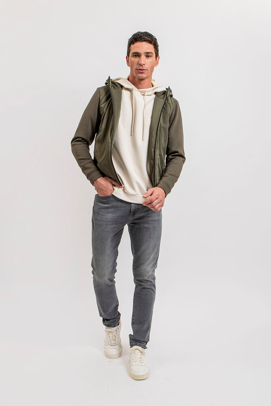 Jean droit gris | Elora