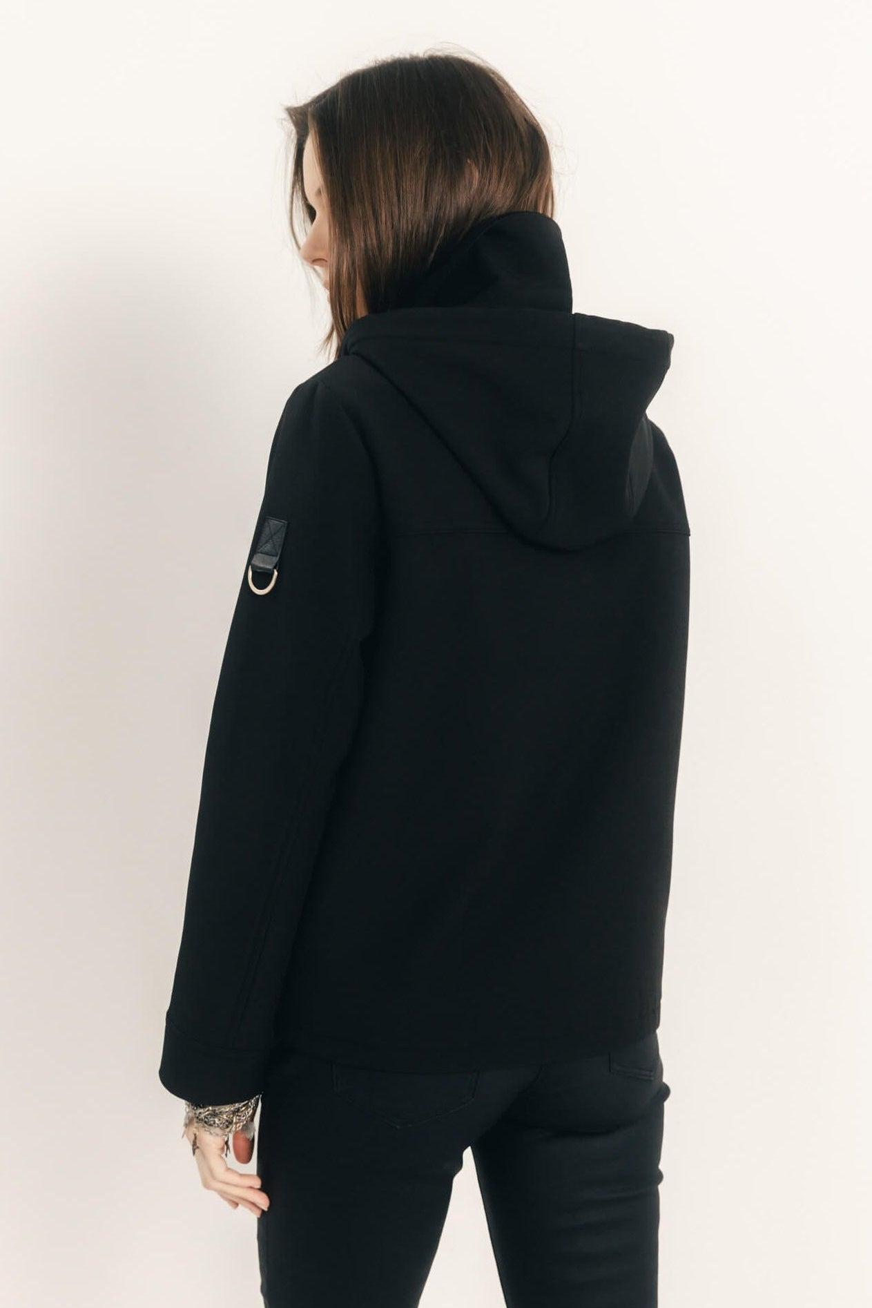 Parka noire style urbaine | Elora