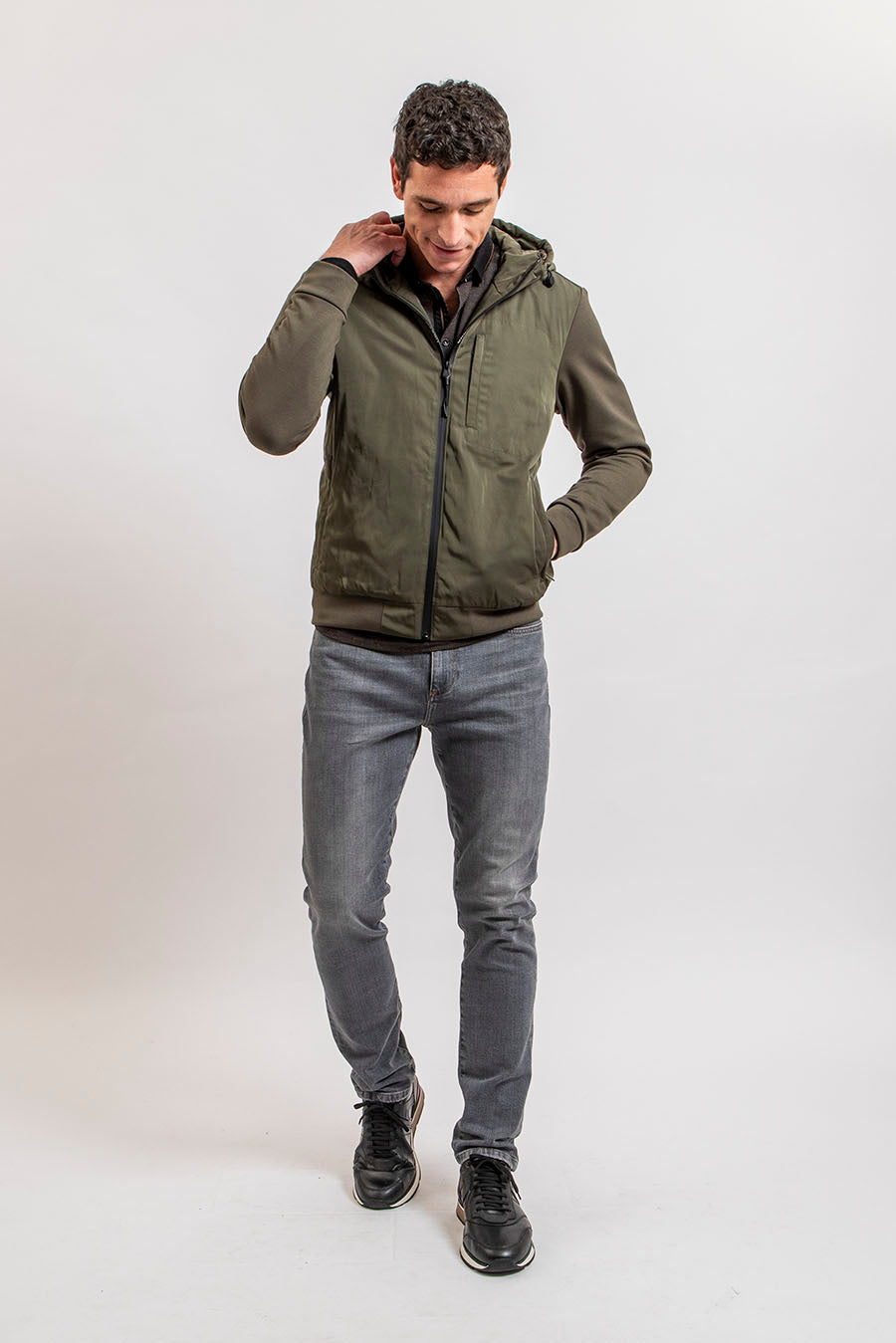 Jean droit gris | Elora