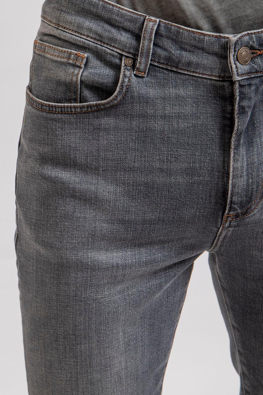 Jean droit gris | Elora