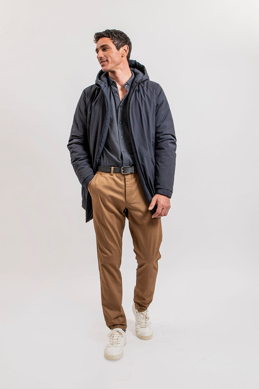 Pantalon chino caramel | Elora