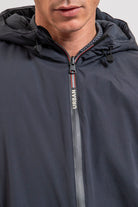 Parka mi longue réversible coloris navy | Elora