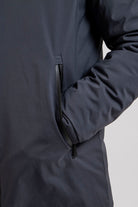 Parka mi longue réversible coloris navy | Elora
