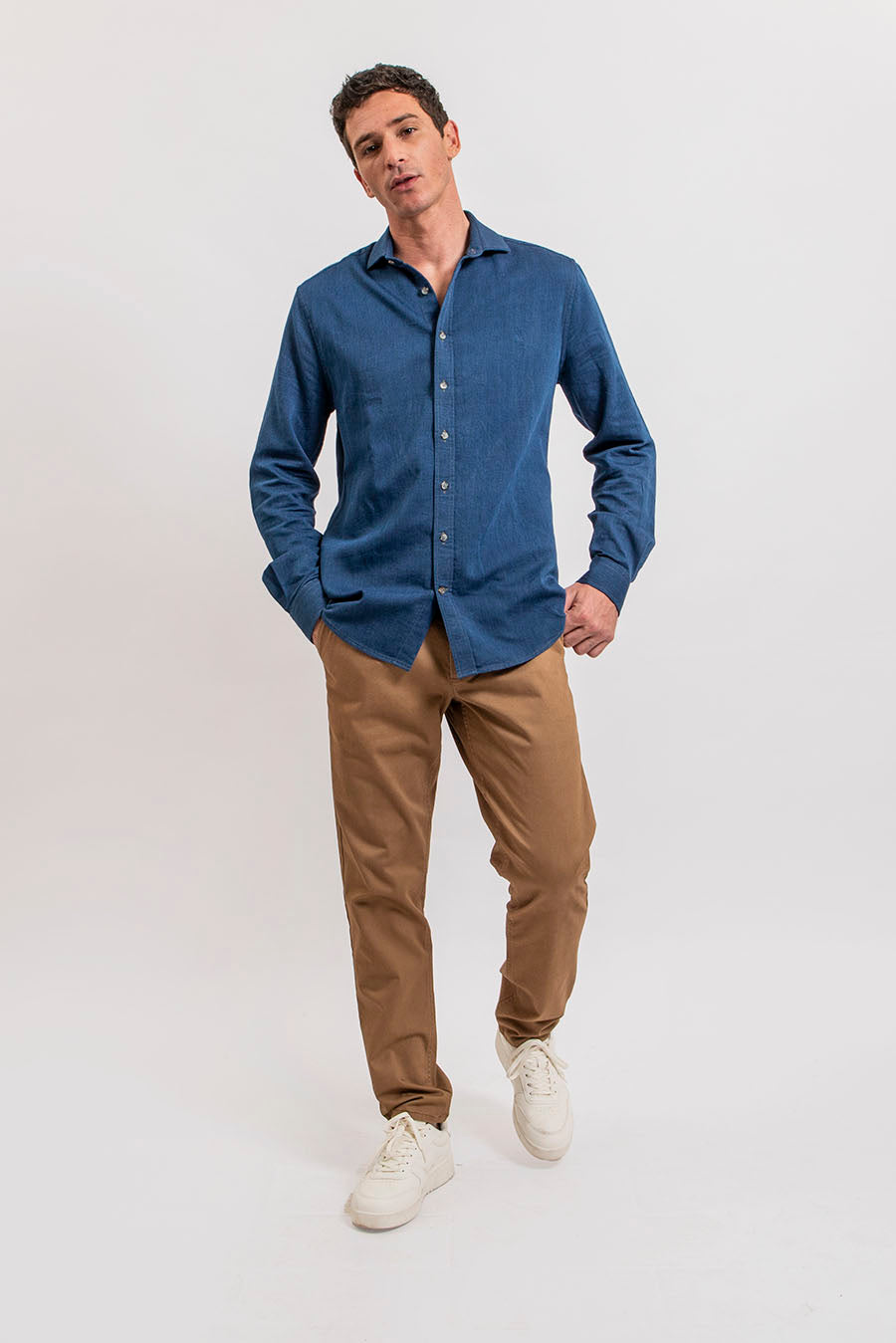 Pantalon chino caramel | Elora