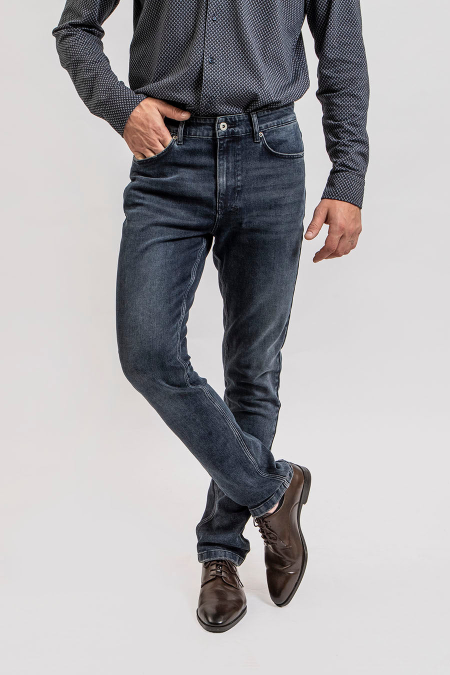 Jean droit bleu | Elora