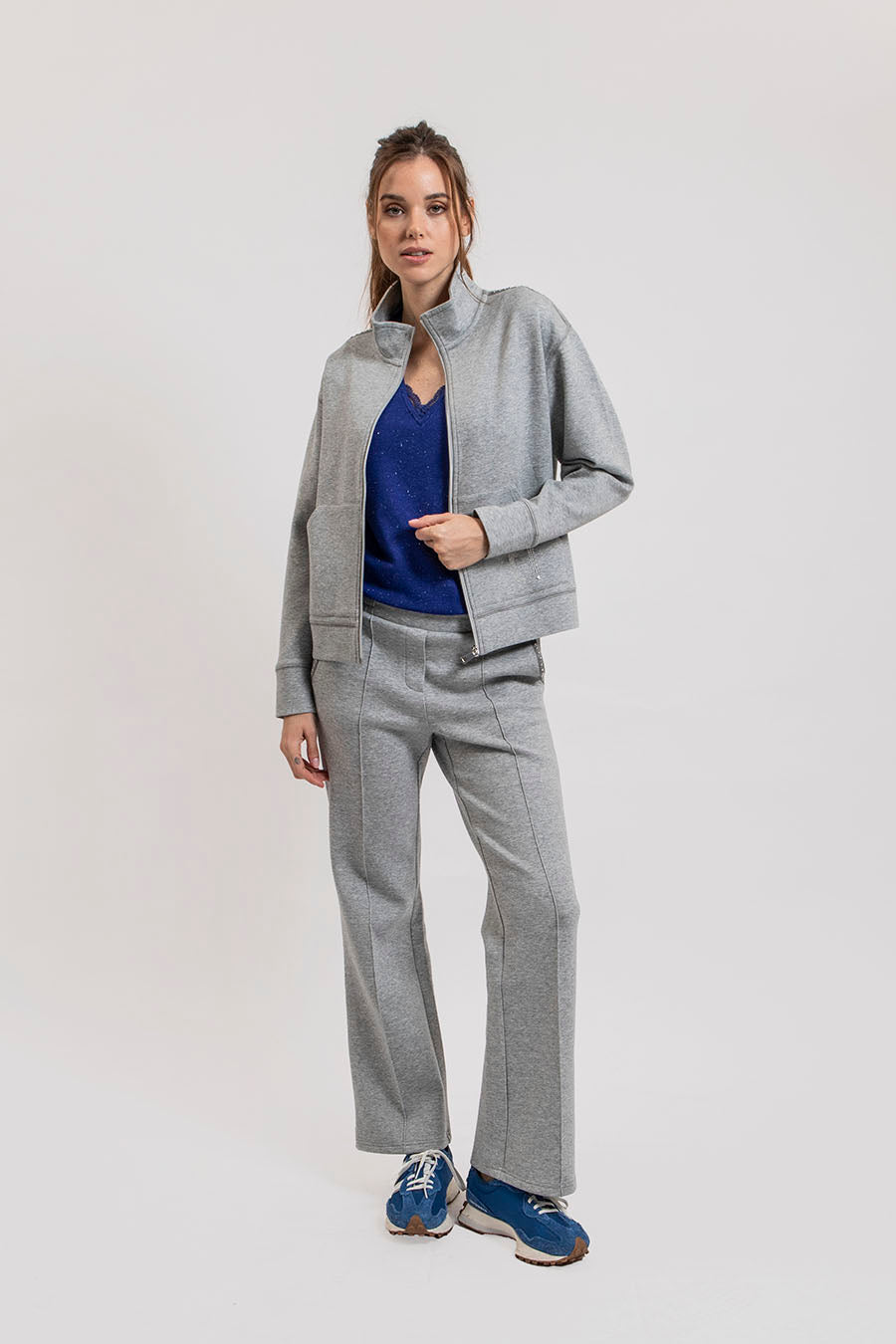 Pull façon lingerie ultraviolet | Elora