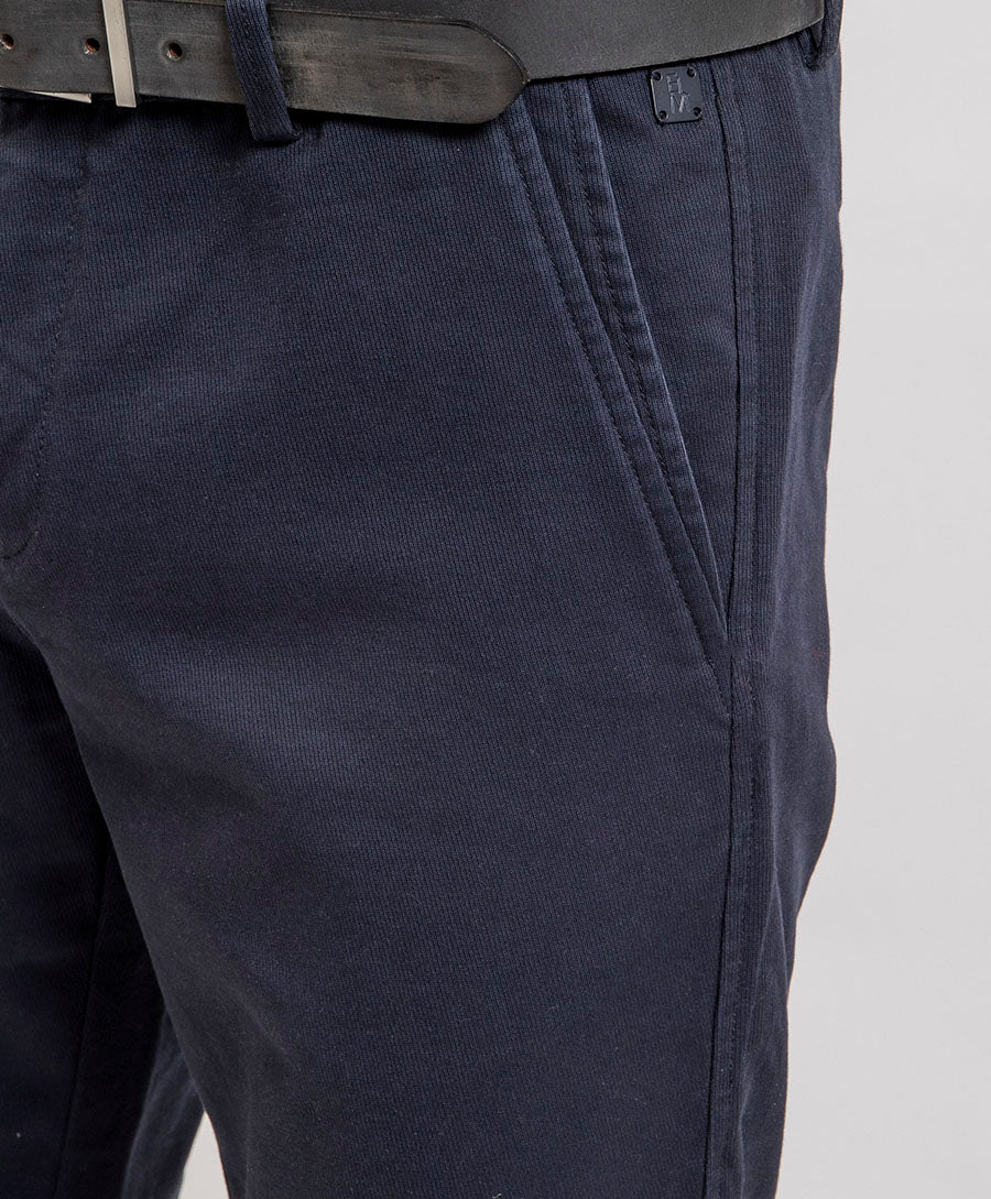 Pantalon tricotine navy | Elora