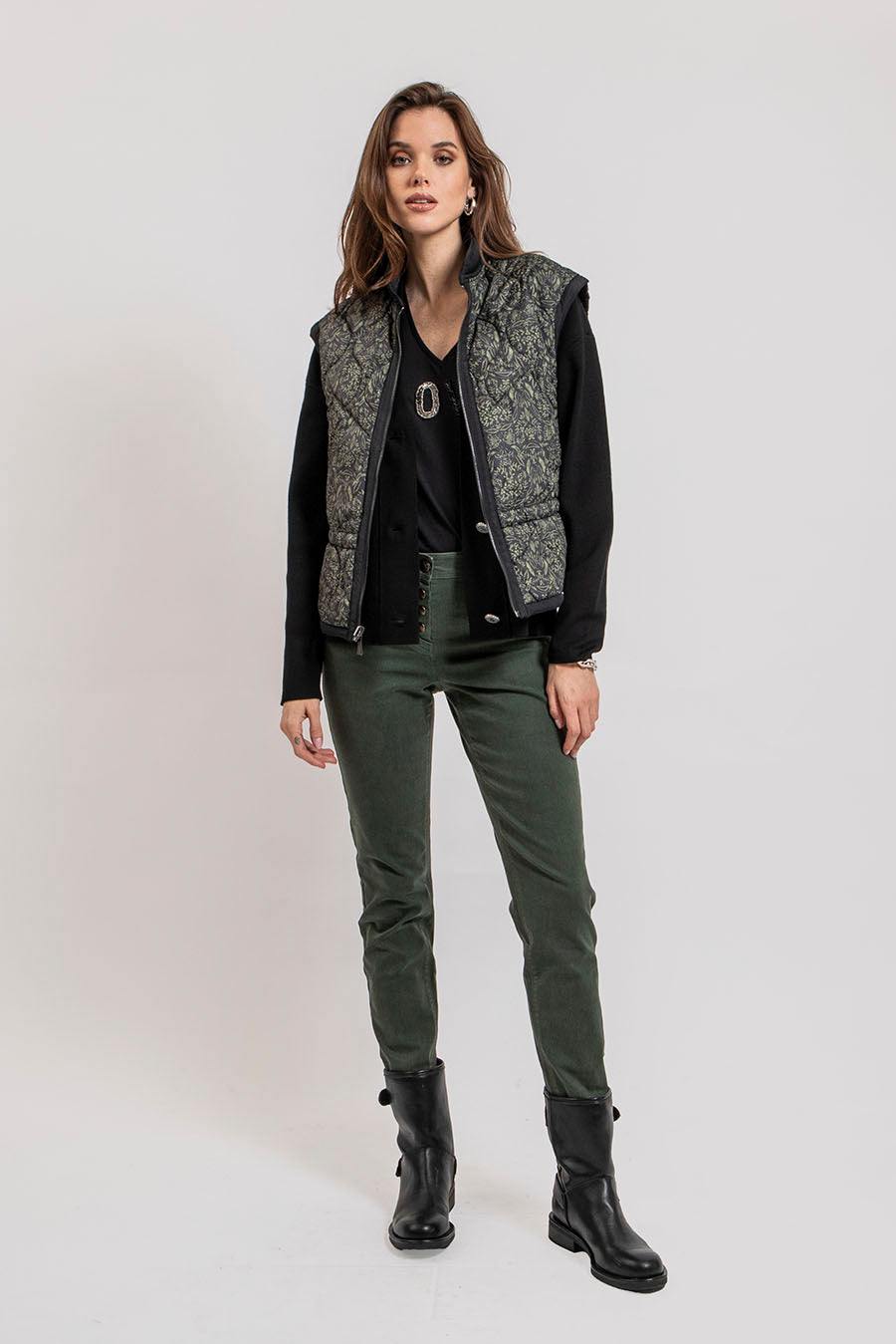 Cardigan coloris noir | Elora