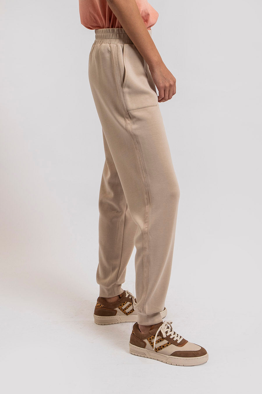 Jogging extra doux beige | Elora