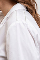 Chemise coupe droite blanche | Elora