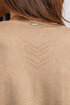 Pull façon lingerie beige | Elora