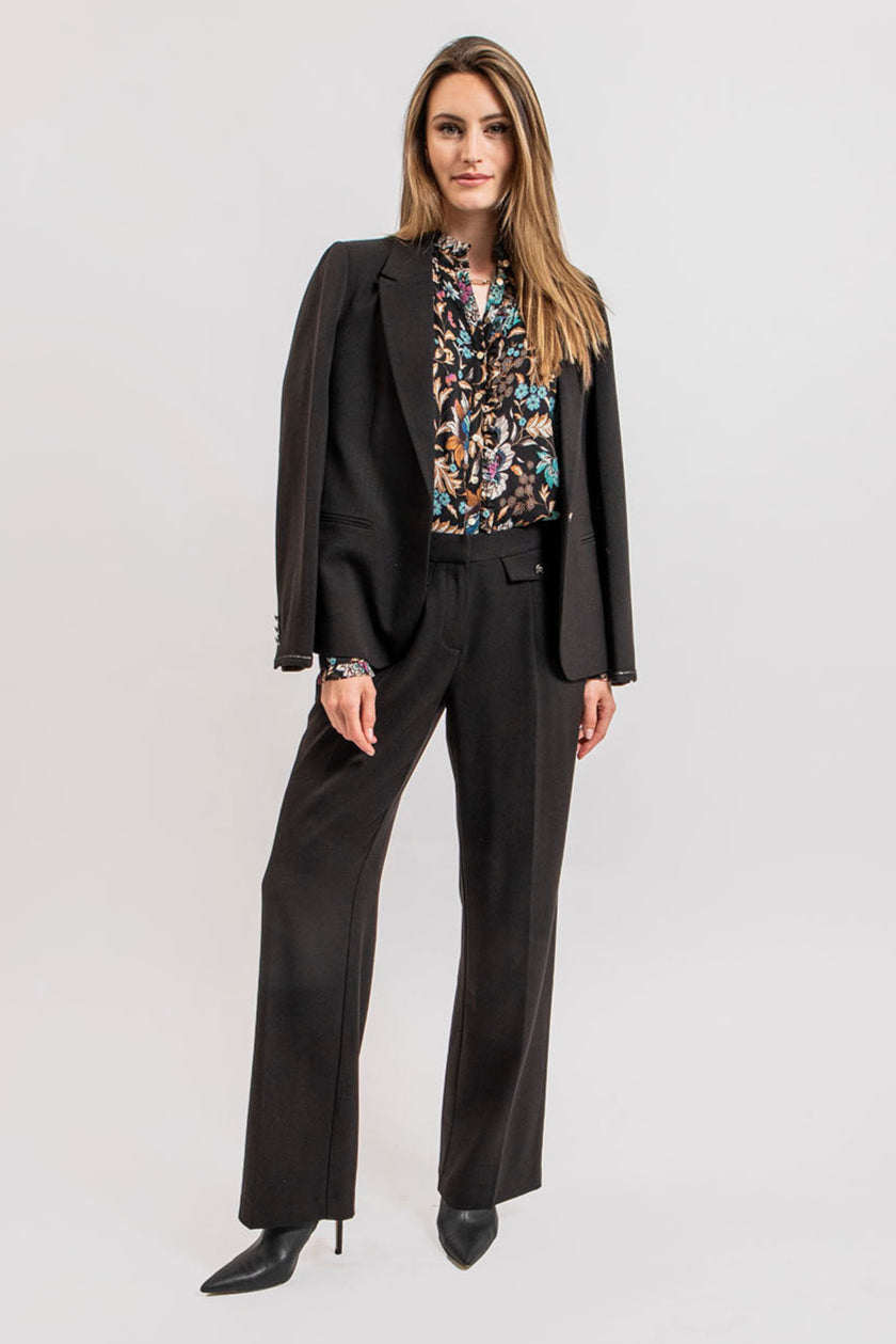 Pantalon Palazzo noir | Elora