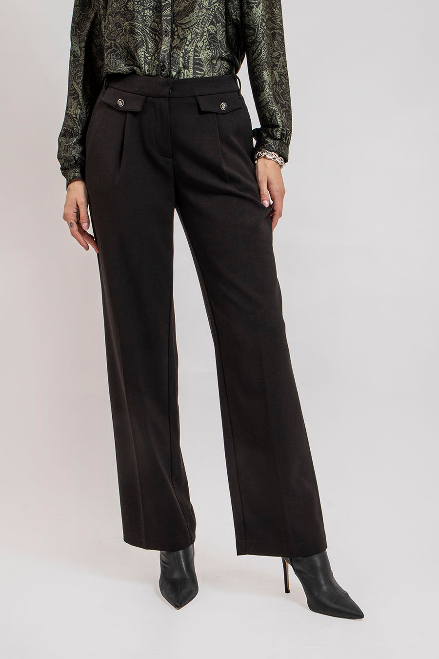 Pantalon Palazzo noir | Elora