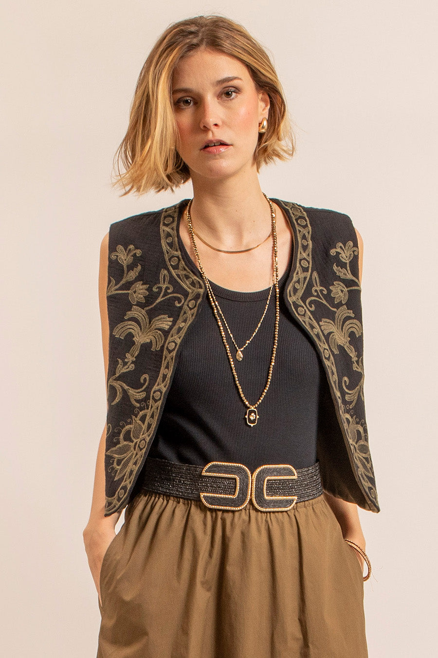 Débardeur noir | Elora