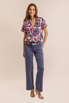 Blouse imprimé multico | Elora