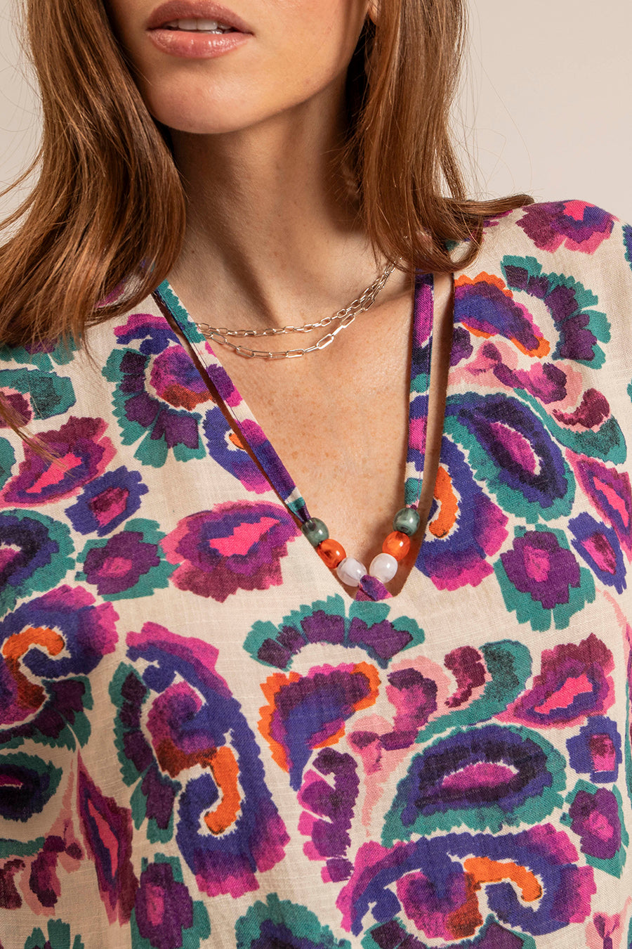 Blouse imprimé multico | Elora