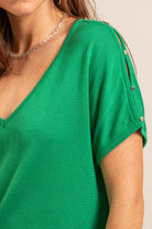 Pull fin vert | Elora