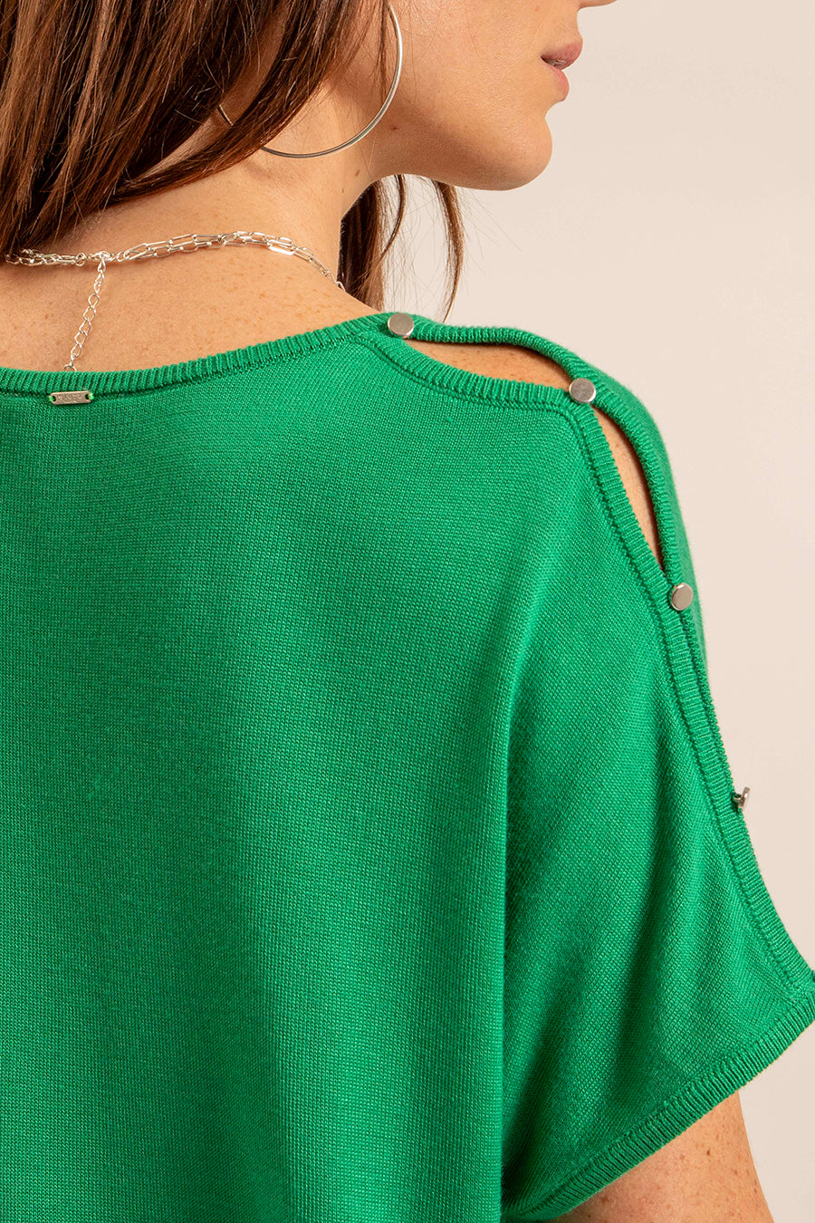 Pull fin vert | Elora