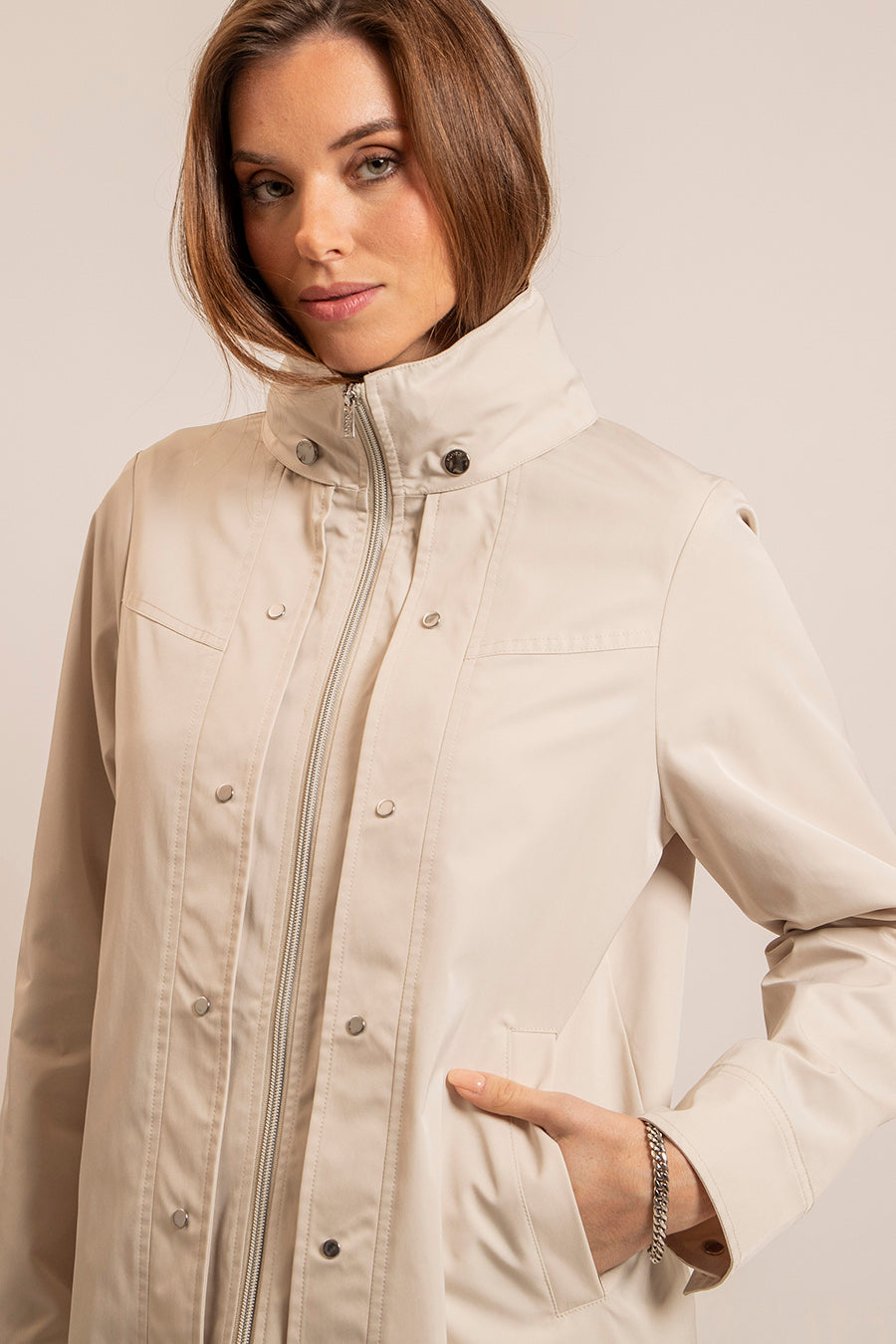 Parka longue sable | Elora