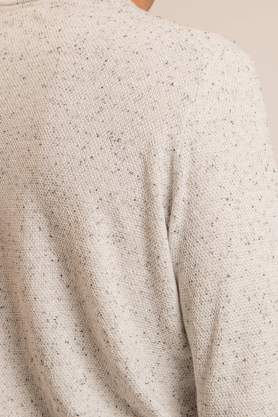 Pull col rond coloris grege | Elora