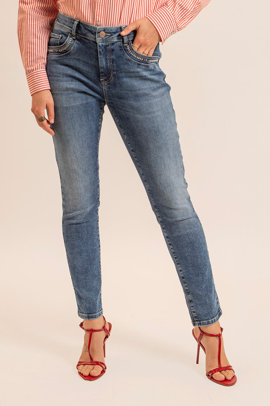 Jean slim bleu | Elora