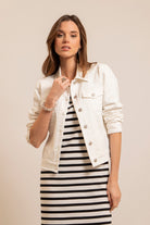 Veste en jean blanche | Elora