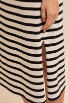 Robe longue marinière | Elora