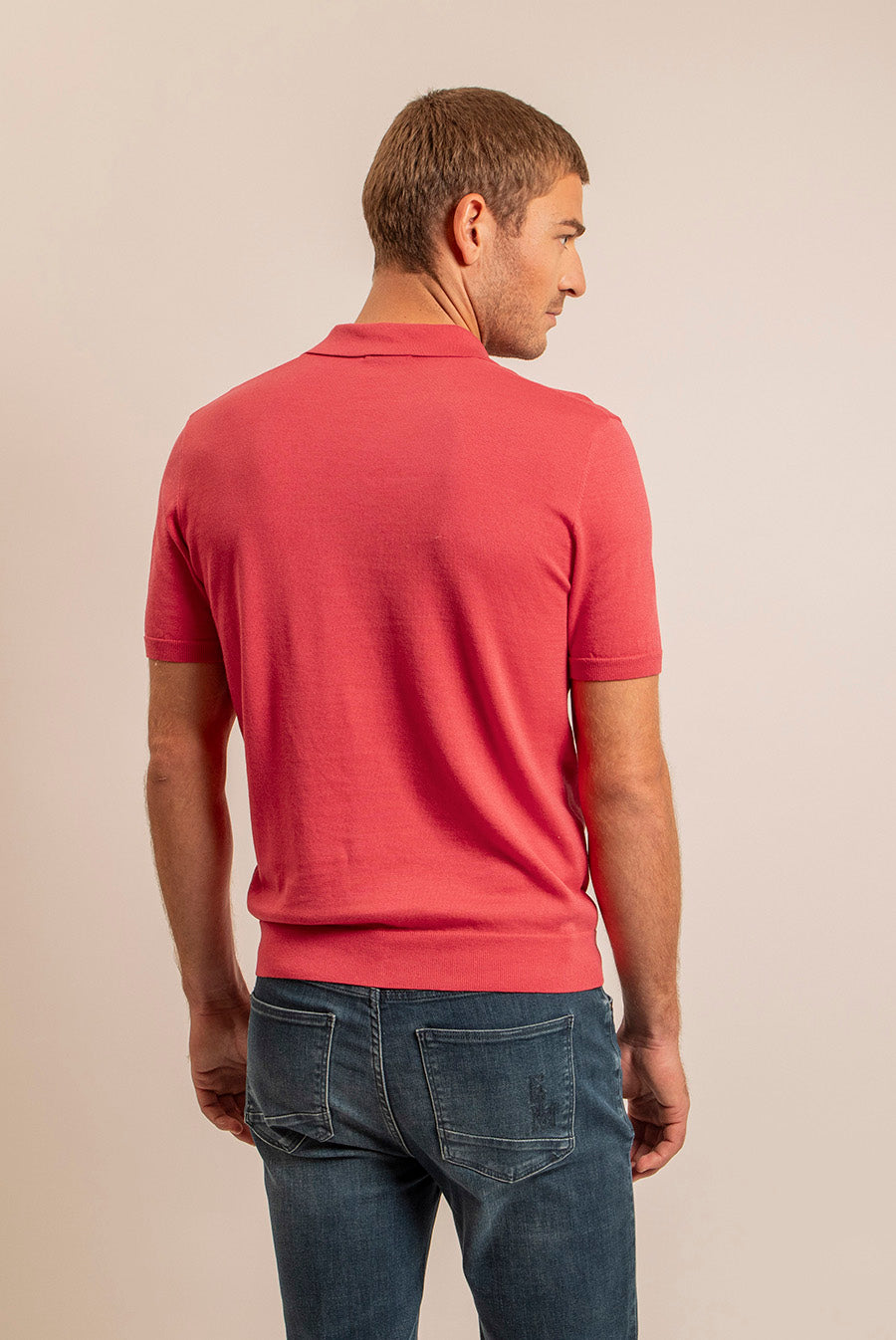Polo coloris brique | Elora