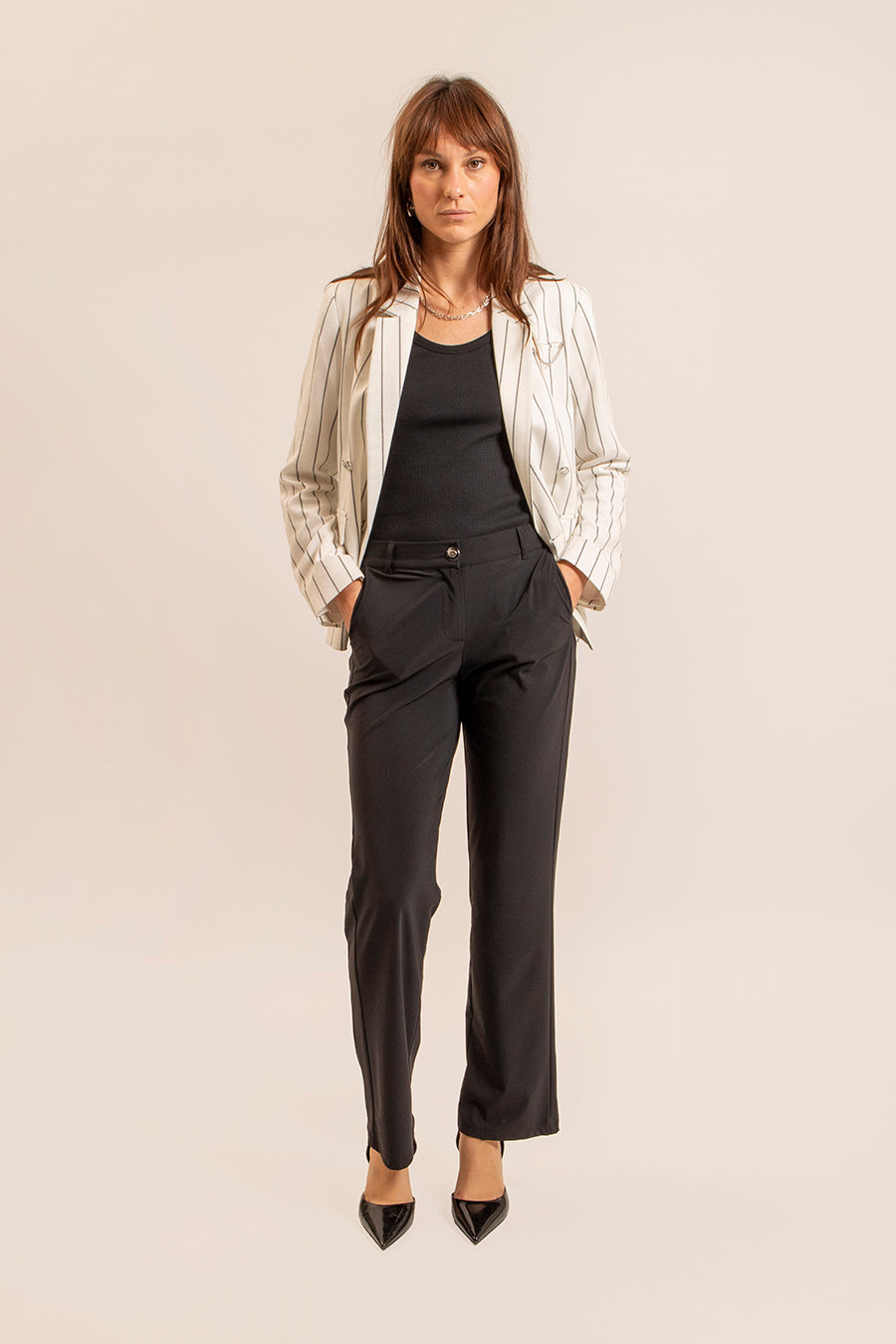 Pantalon seconde peau noir | Elora
