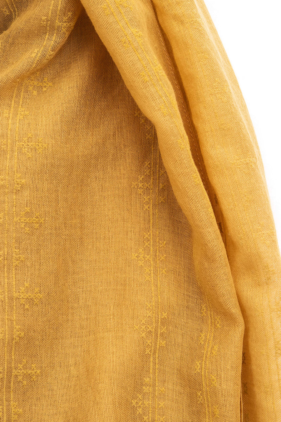 Chèche imprimé ocre | Elora