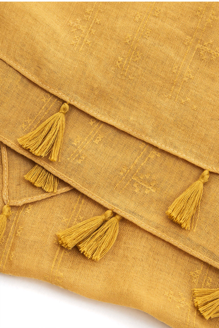 Chèche imprimé ocre | Elora