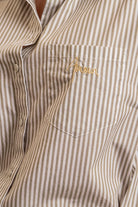 Chemise rayée kaki | Elora
