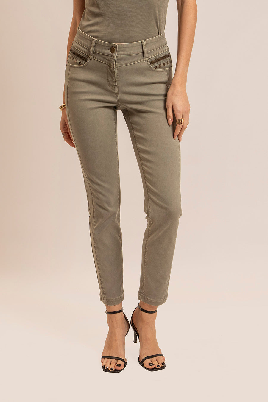 Pantalon slim sauge | Elora
