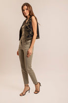 Pantalon slim sauge | Elora