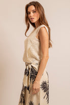 Pull façon dentelle écru | Elora