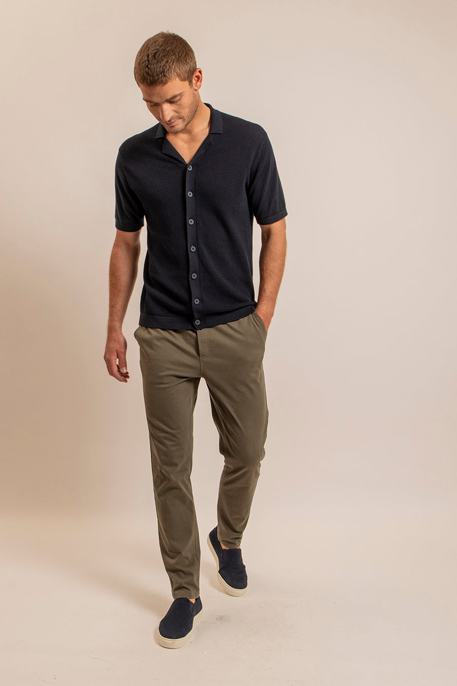 Gilet polo navy | Elora