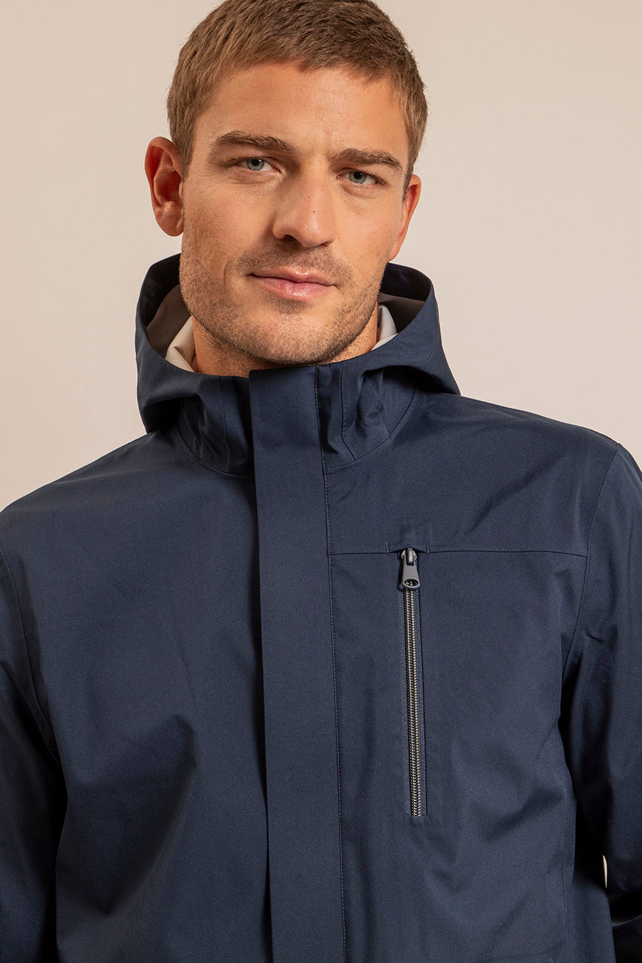 Parka coupe vent navy | Elora