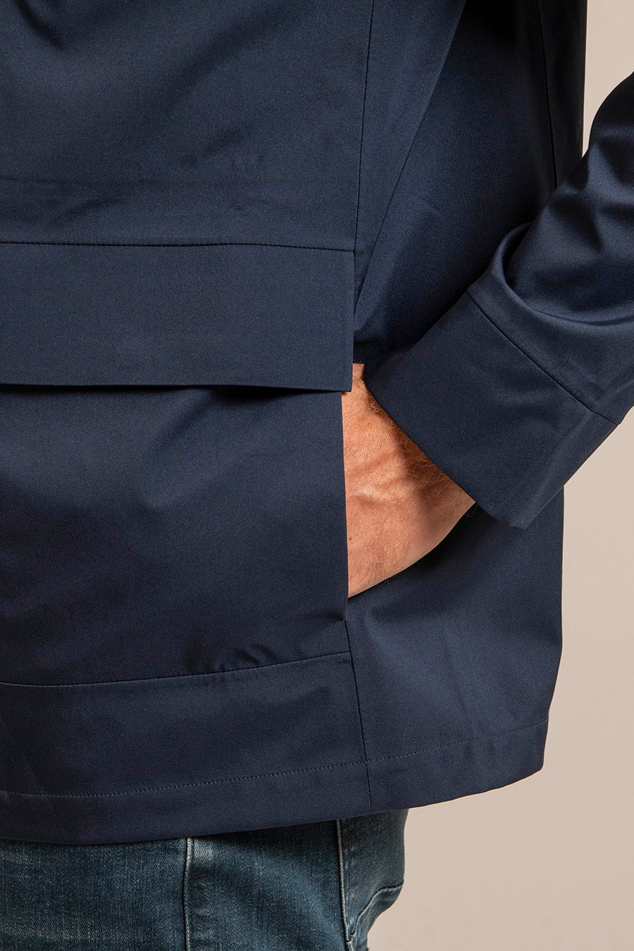 Parka coupe vent navy | Elora