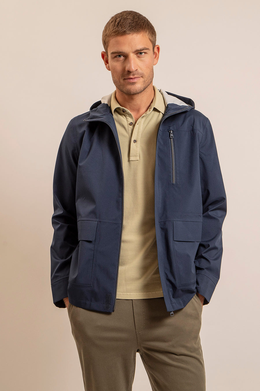 Parka coupe vent navy | Elora