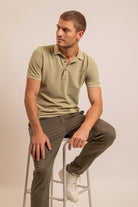 Polo coloris sauge | Elora