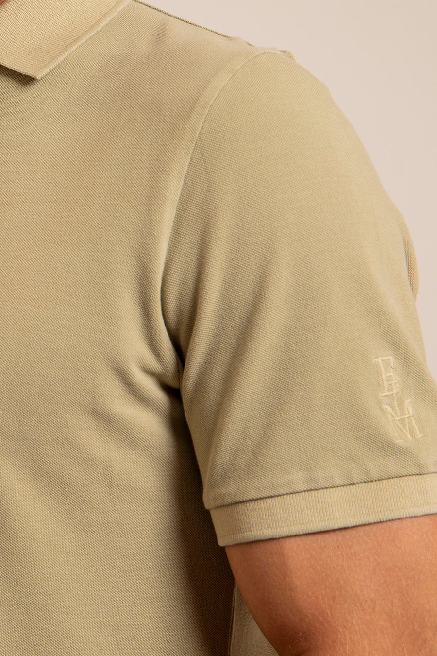 Polo coloris sauge | Elora