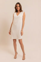 Robe droite blanche | Elora