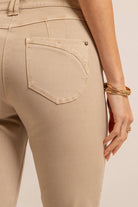 Pantalon slim beige | Elora
