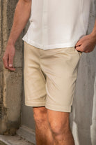 Short gaufré beige | Elora